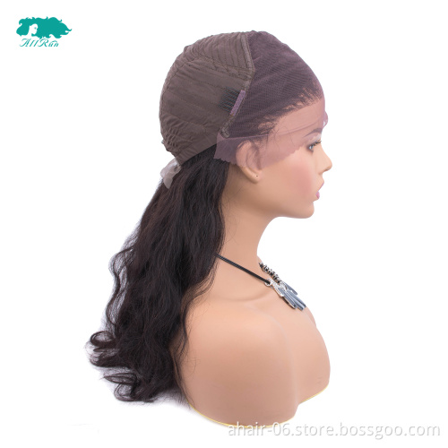 Hot sale 100 Percent Virgin Brazilian 10-24 Inch wig Human Lace Front Hair wig Body Wave 13X4 Frontal Wig